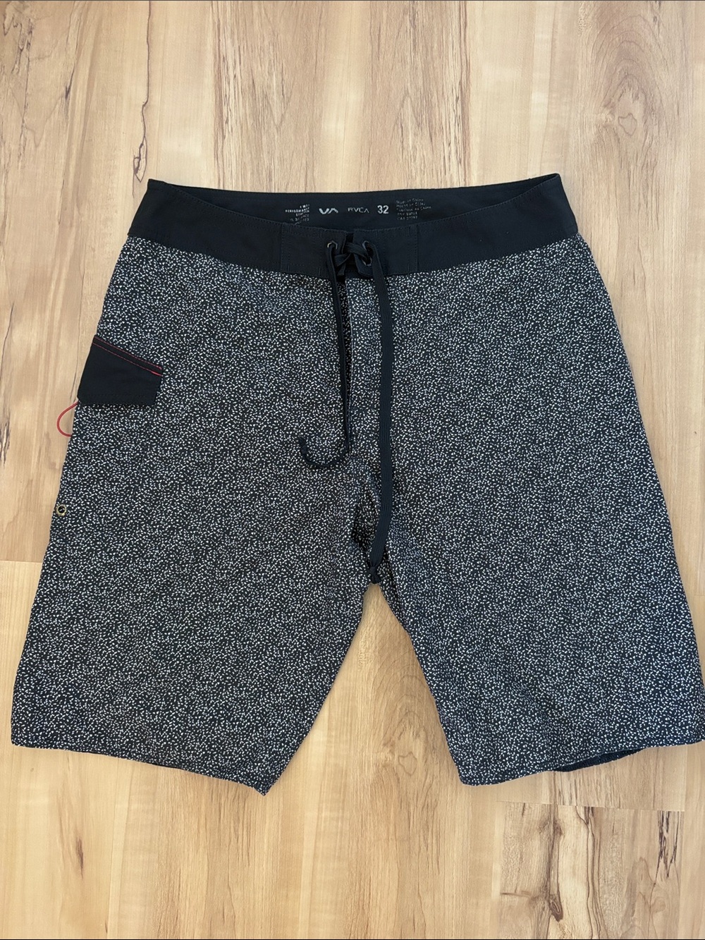 RVCA Black Speckle Men's Board Shorts